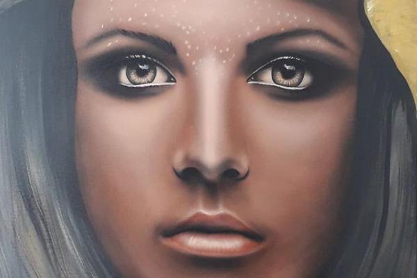 Girl with flower